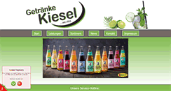 Desktop Screenshot of getraenke-kiesel.de